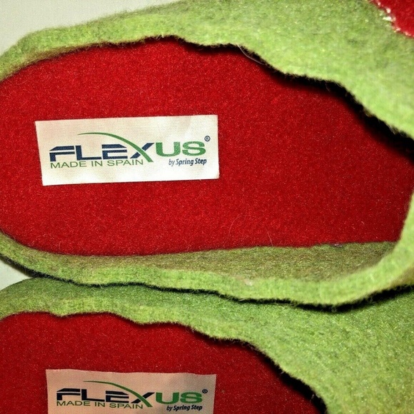 Flexus Spring Step Green Wildflower Slipper / Clog - Picture 4 of 5